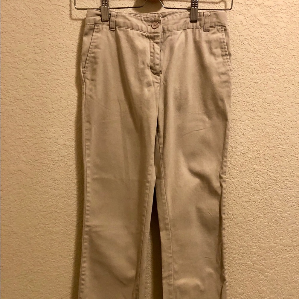 Girls Chaps Brand Khaki Pants